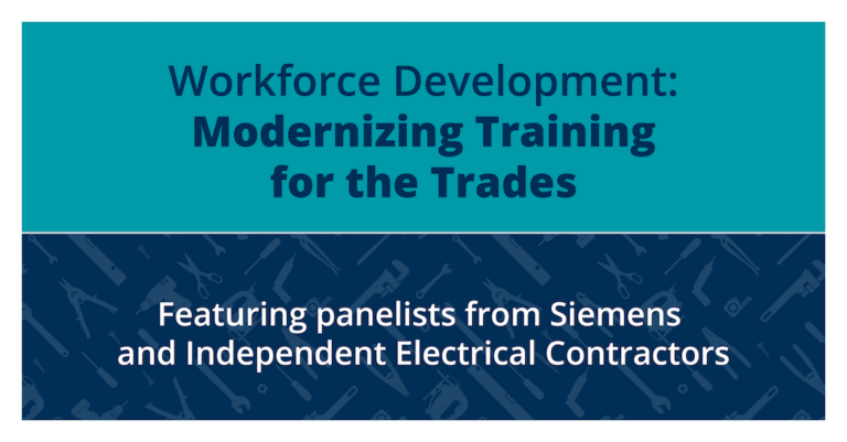 workforce development modernizing training for the trades siemens iec bilt webinar